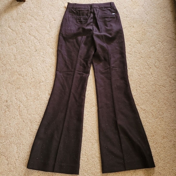Anthropologie Scotch And Soda Brown Sparkle Wool Slacks - Picture 6 of 8